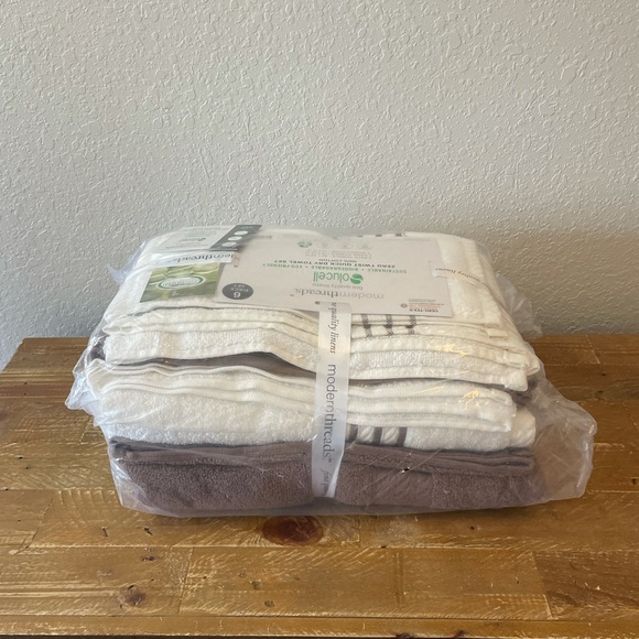 Modern Threads Quick Dry 6 Piece Towel Set - Picture 6 of 7